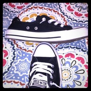 Black converse all star shoreline